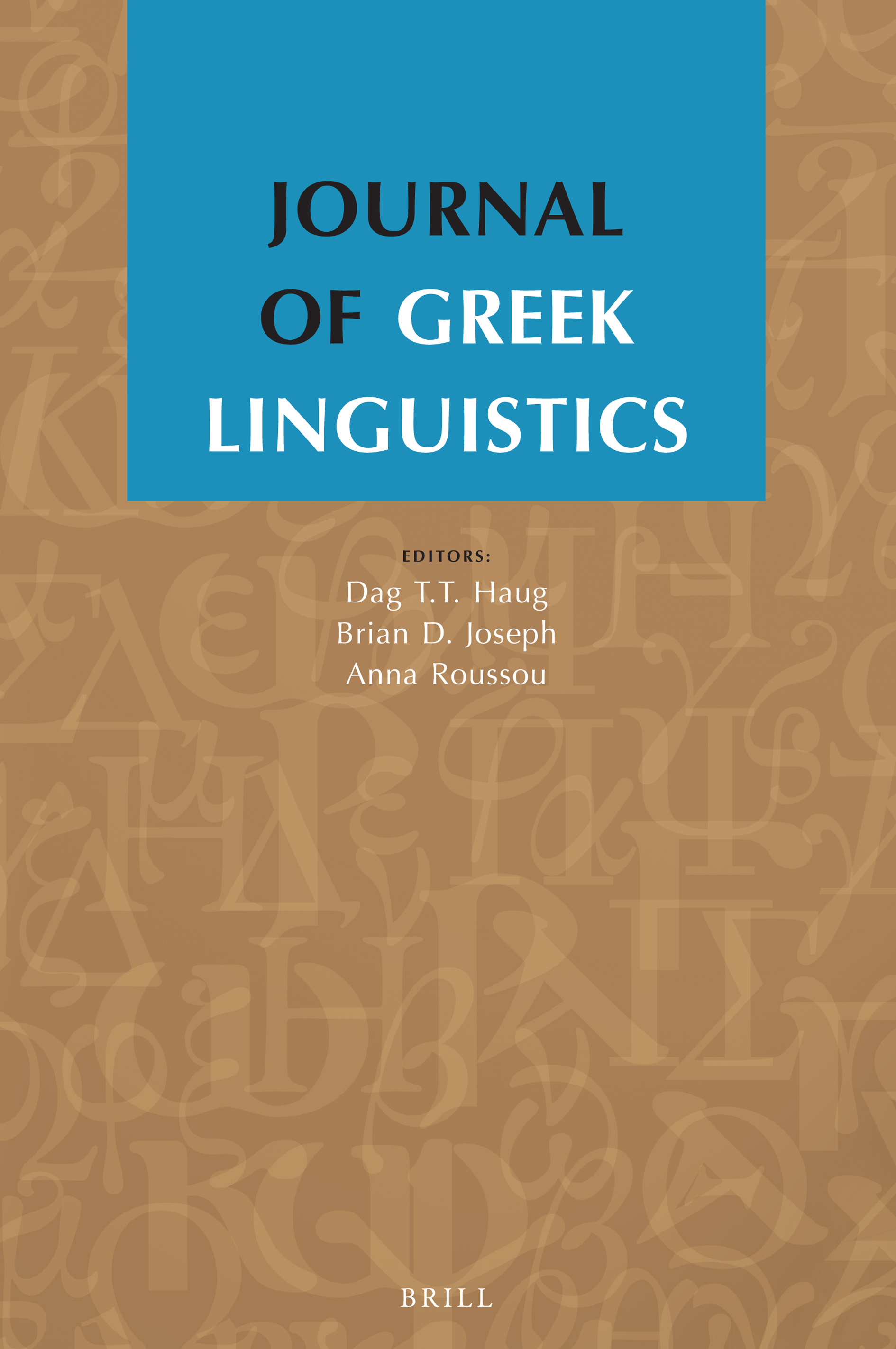 Journal of Greek Linguistics.jpg picture